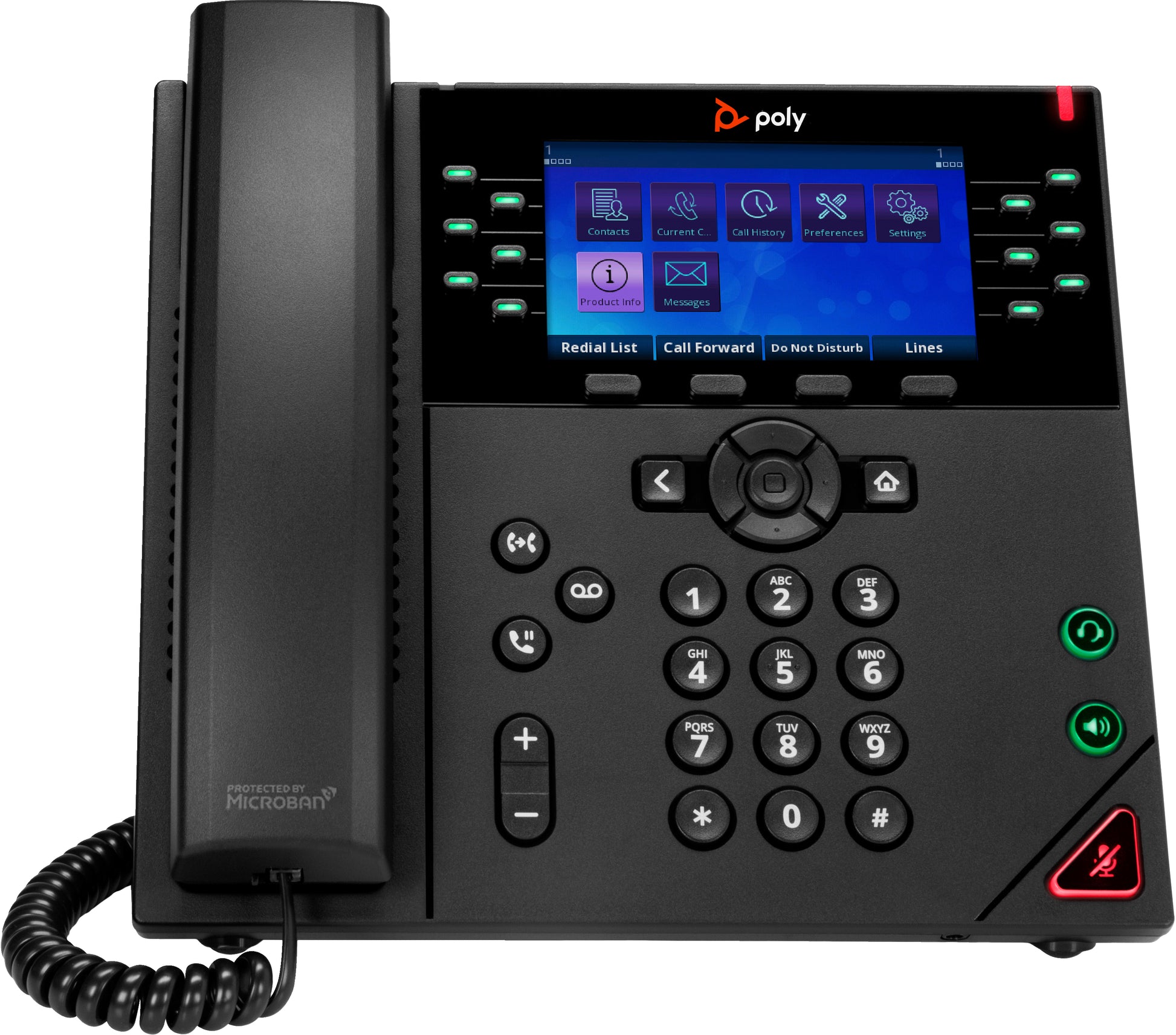 Poly VVX 450 – 12 Leitungen, 24 cm