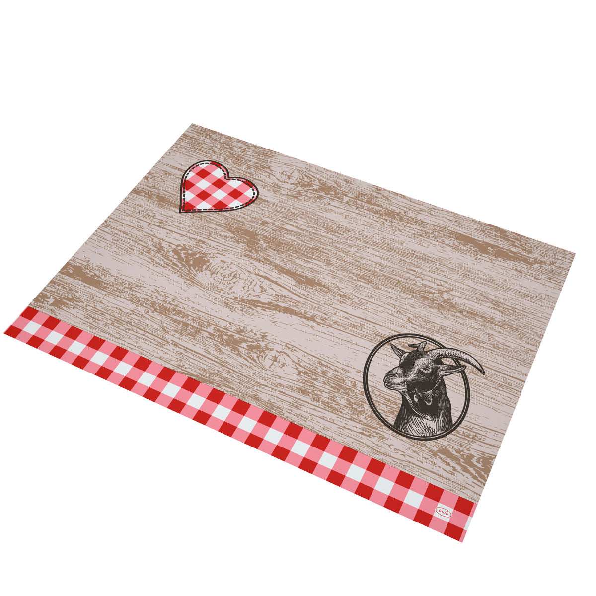 Duni Tischset Alpine Charm – Dunicel, Schweiz Motiv, 40 × 30 cm – 500 Stk.