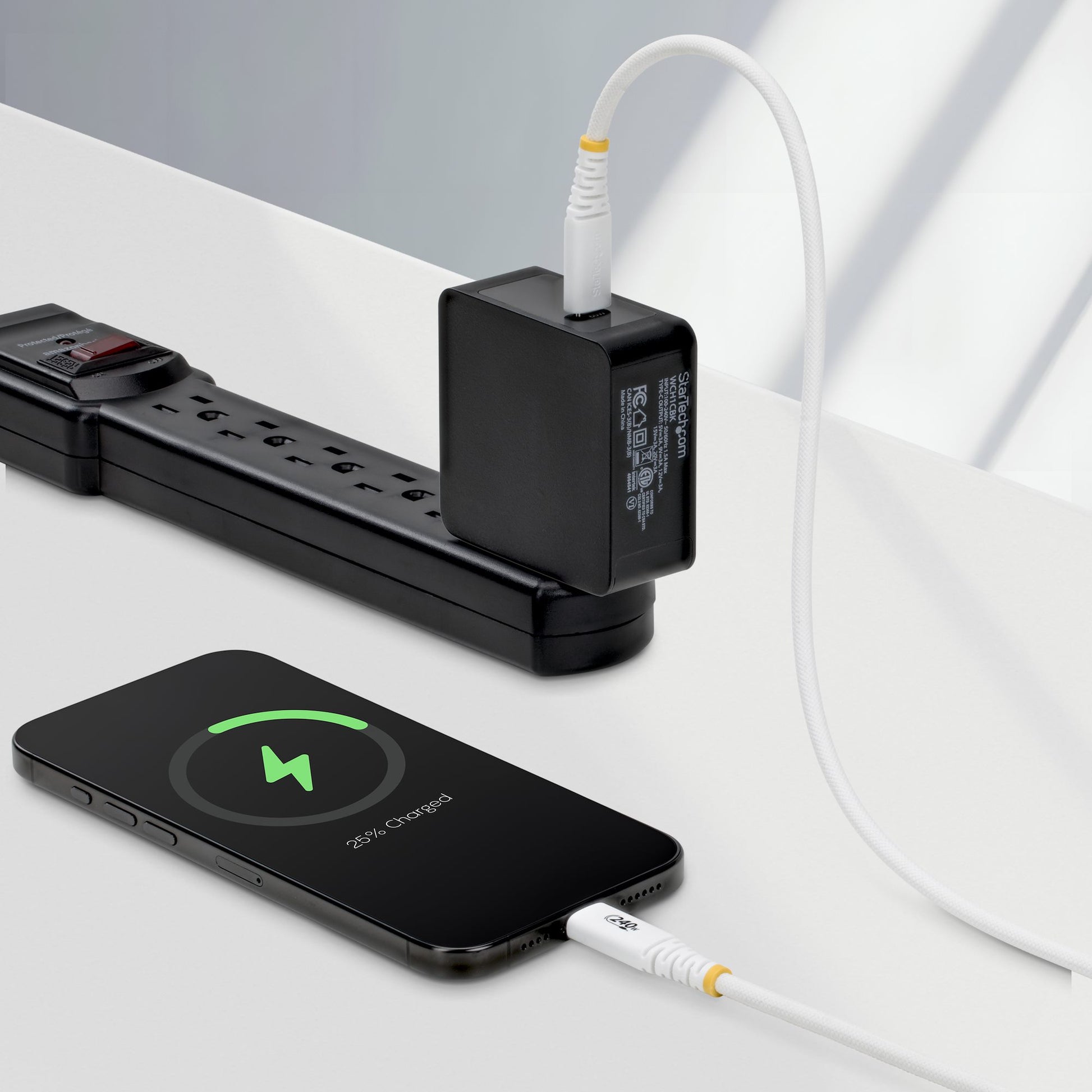 StarTech.com USB-C auf USB-C Kabel – USB 2.0 (480 Mbit/s) – 2 m – PD 240 W – Geflochten, USB-IF zertifiziert