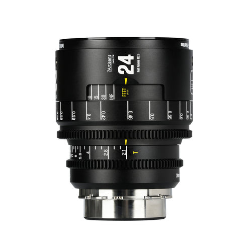 7Artisans 24T21B-PL INF Kinoobjektiv – PL-Bajonett – 24 mm T2,1 – für Arri PL