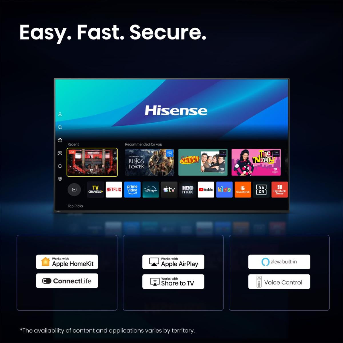 Hisense 55U7DS PRO – 55" TV – 4K UHD – Mini-LED – VIDAA – 165 Hz – 3000 cd/m² – Dolby Vision IQ, HDR10+