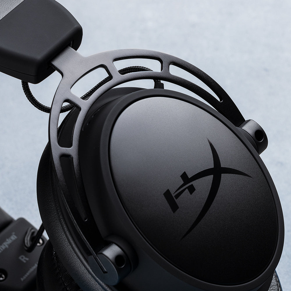 HyperX Cloud Alpha W Gaming-Headset – Over-Ear, Stereo, Kabel + BT, 3,5 mm Klinke, Schwarz/Rot