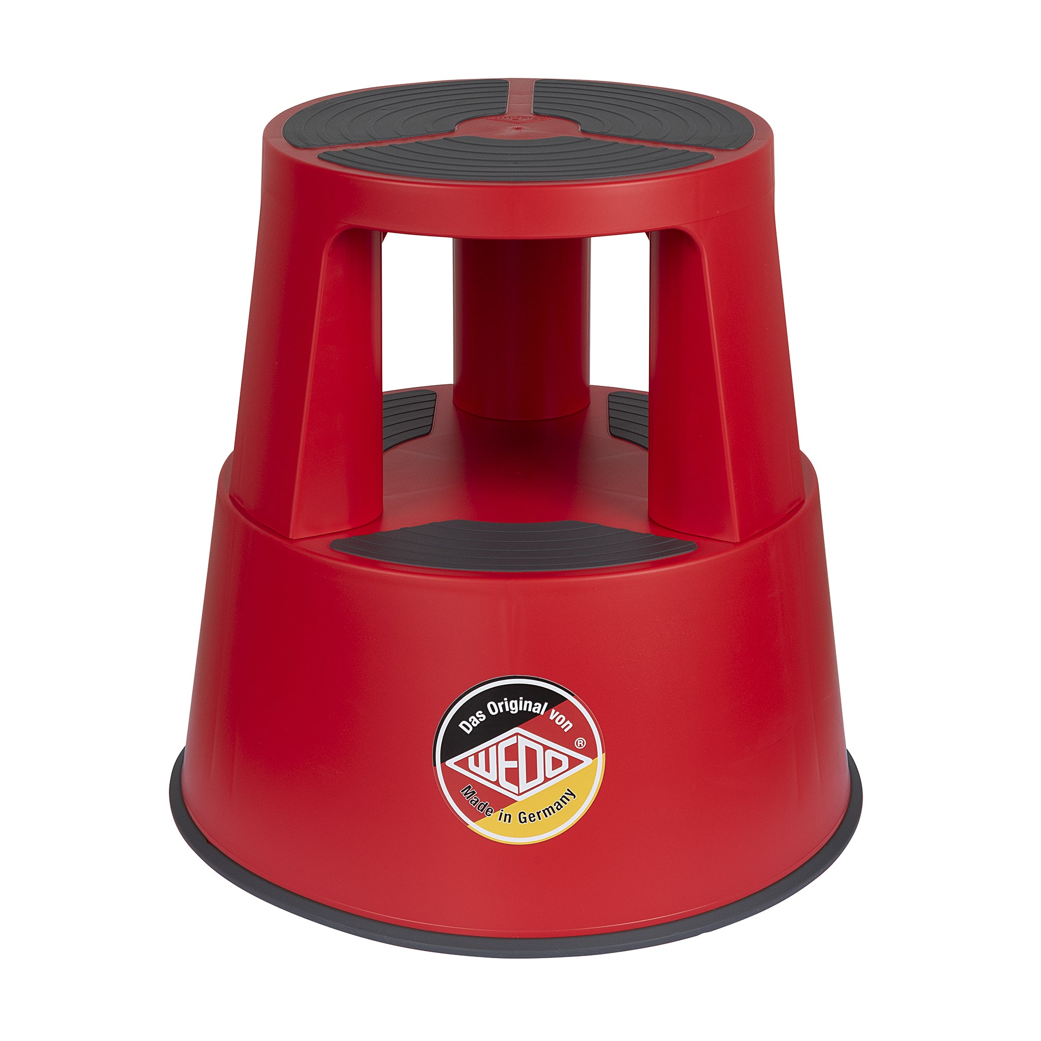 Wedo SuperStep Trittschemel – Kunststoff – Rot, Tragkraft 150 kg