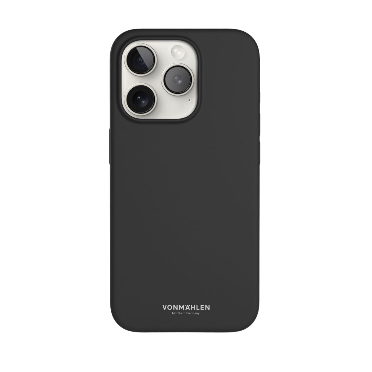Vonmählen Backcover – für Apple iPhone 15 Pro – MagSafe, Silikon+PC, Schwarz