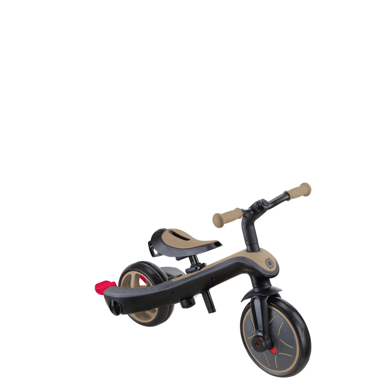 Globber Explorer 4 in 1 Dreirad – Vorderrad Ø 24,9 cm – bis 20 kg – ab 10 M. – Aluminium/Kunststoff – sand