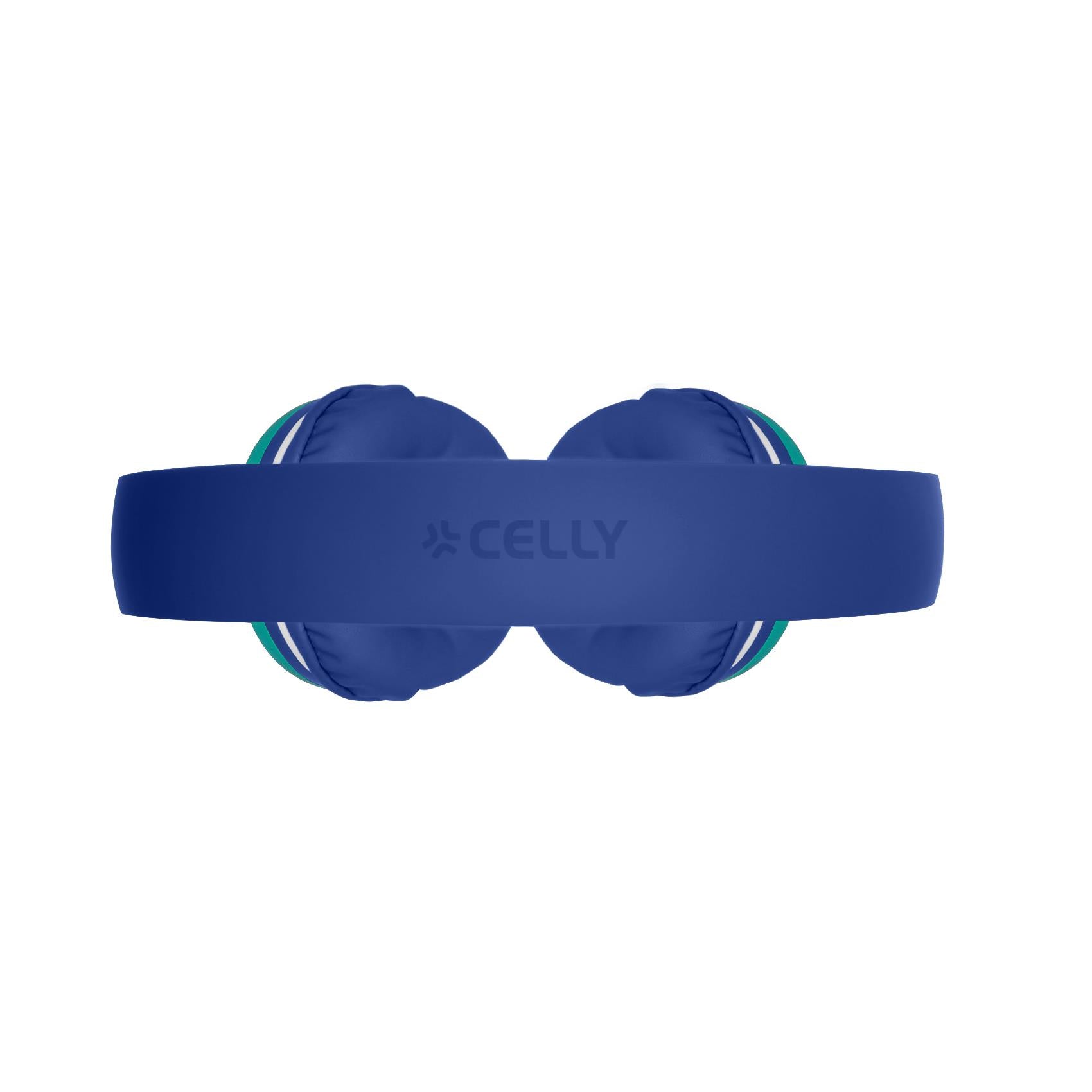 Celly KIDSBEAT2 Kinderkopfhörer – Over-Ear, Stereo, Kabelgebunden, 3,5 mm Klinke, Blau