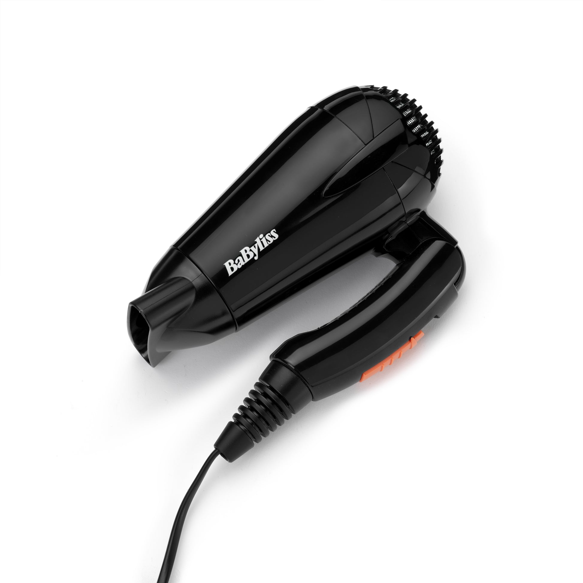 BaByliss Reise-Haartrockner Travel Dry 2000 – 2000 W, Doppelspannung – faltbar – schwarz