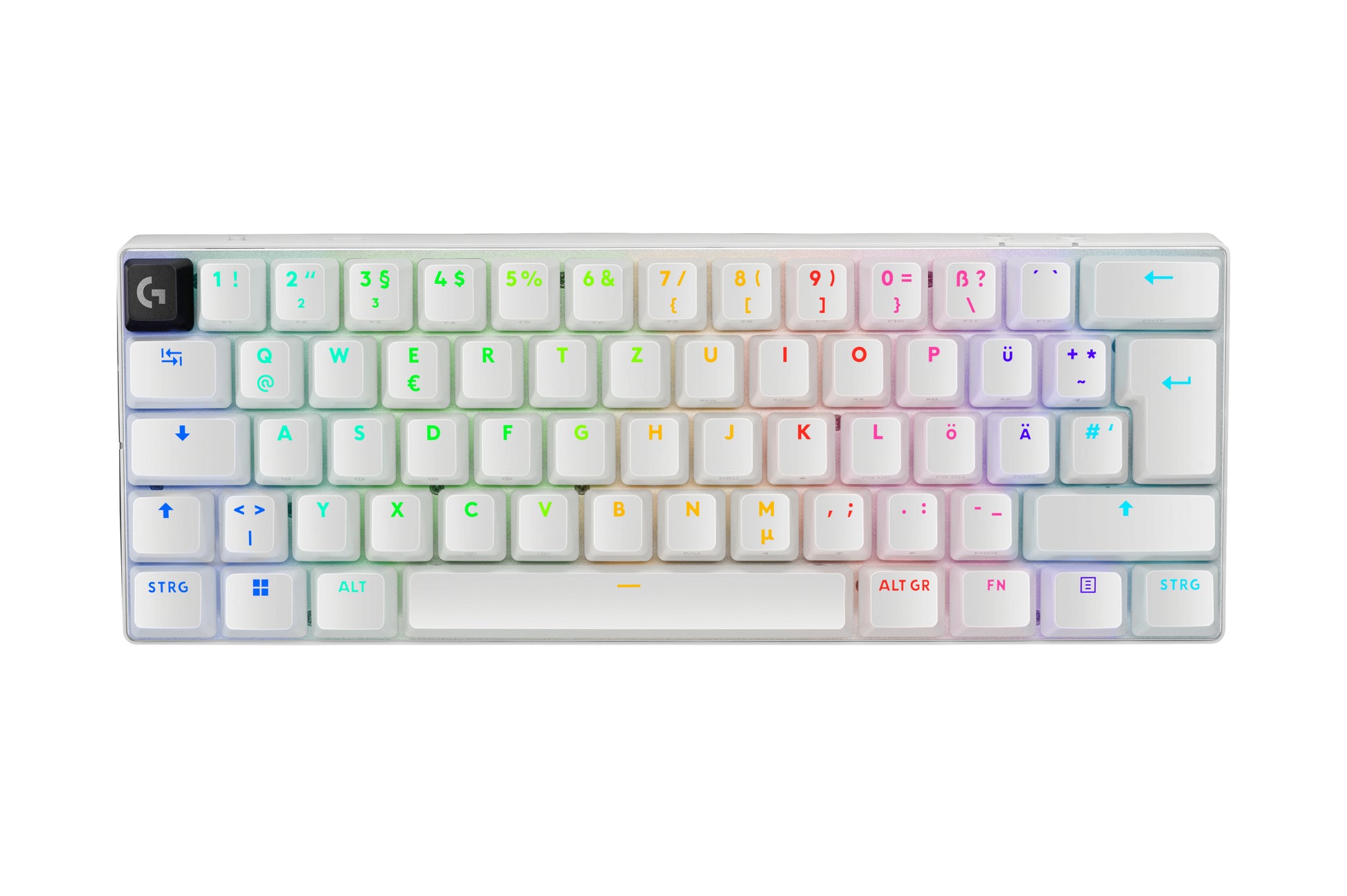 Logitech G PRO X 60 – Gaming-Tastatur 60% – Mechanisch – Bluetooth & 2,4 GHz (Nano-Empfänger) – QWERTZ (DE)