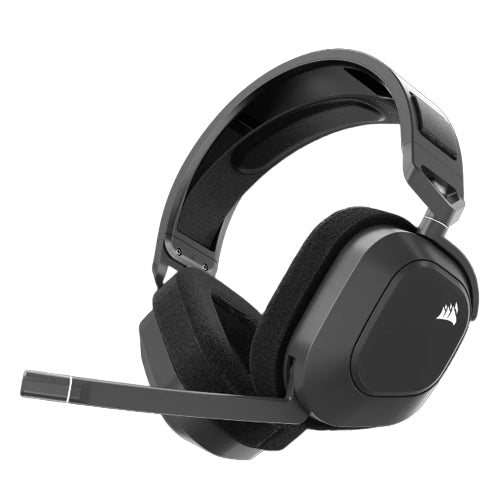 Corsair HS80 MAX Wireless Gaming-Headset – On-Ear, Stereo, Kabel + BT, ANC, Schwarz, BT 5.2