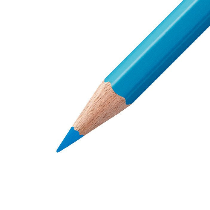 STABILO Buntstift Original – Sechskant, Minen-Ø 2,5 mm, Einzelstift Cyanblau