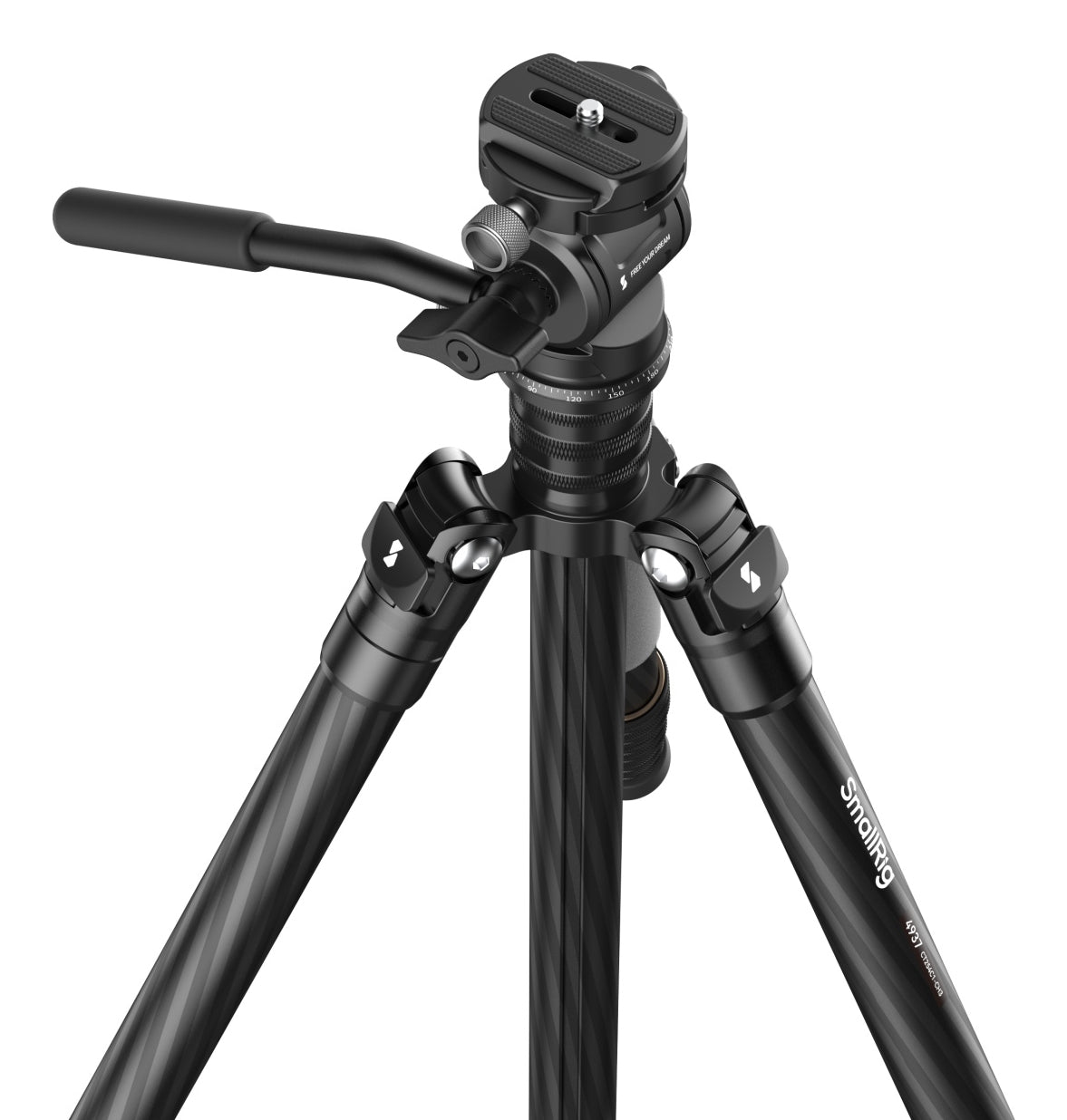SmallRig CT150 Video-Stativ – bis 157 cm, Traglast 3 kg, 1/4" Gewinde