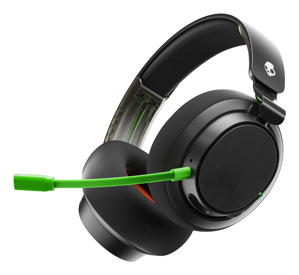 Skullcandy SLYR Pro – Over-Ear Gaming-Headset – 3,5 mm/Kabel & Bluetooth, abnehmbares Mikrofon – Schwarz – bis 24