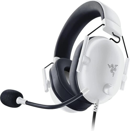 Razer BlackShark V2 X Gaming-Headset – Over-Ear, Stereo, Kabelgebunden, 3,5 mm Klinke, Schwarz/Weiss