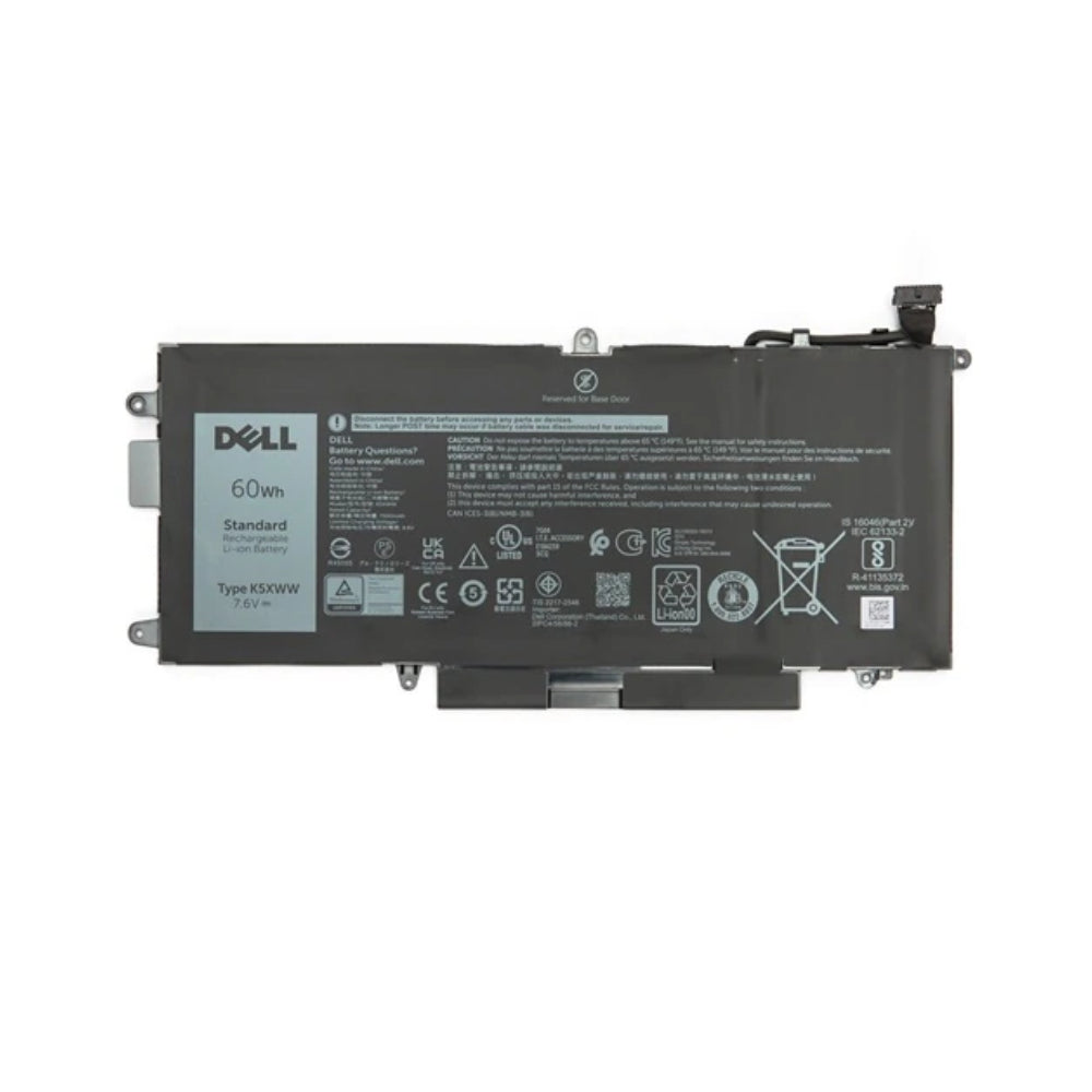 DELL Origin Storage Notebook-Akku – für DELL – 60 Wh, 7,6 V, 4 Zellen – Schwarz