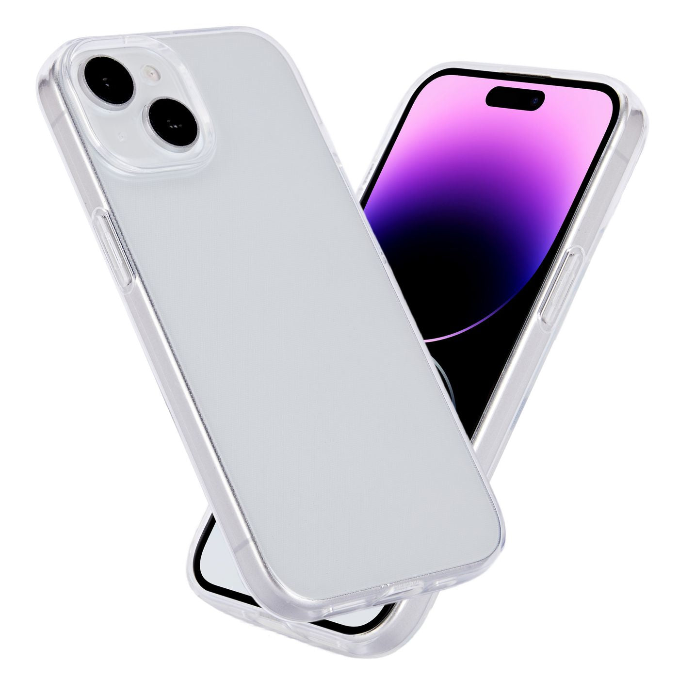 eSTUFF INFINITE Vienna – Backcover – für Apple iPhone 15 Plus, TPU, Transparent, GRS-zertifiziert