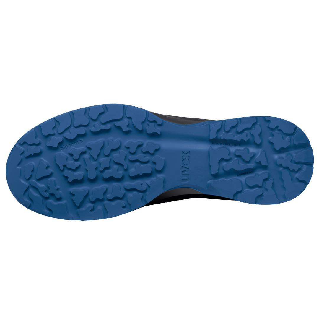 Uvex 1 x-craft Sicherheits-Halbschuh S2 – Schwarz/Blau – Grösse 49, Weite 11