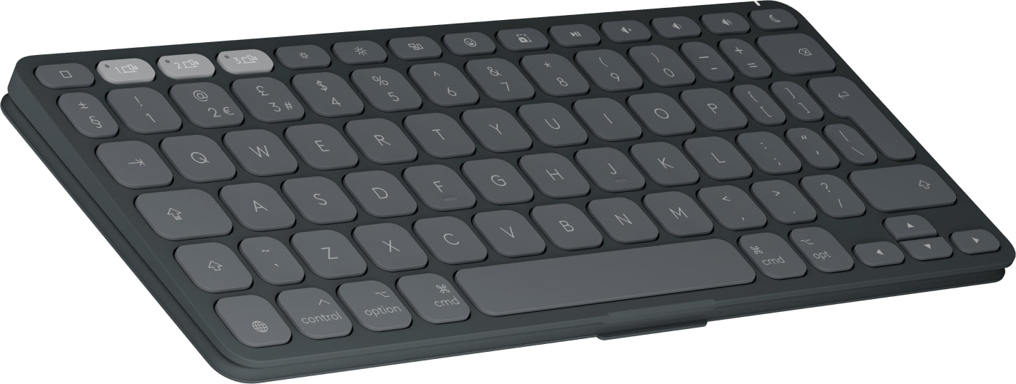 Logitech Keys-to-go 2 – Mini Tastatur – Schere – Bluetooth – QWERTY (UK) – Graphit