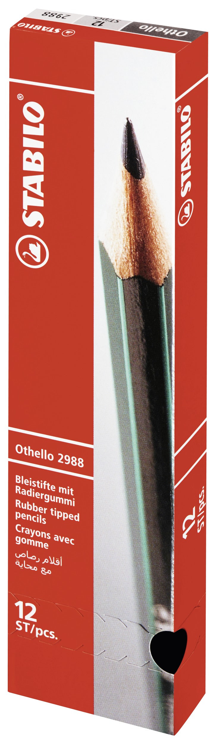 STABILO Othello Bleistifte HB, Jumbo – 12er-Set