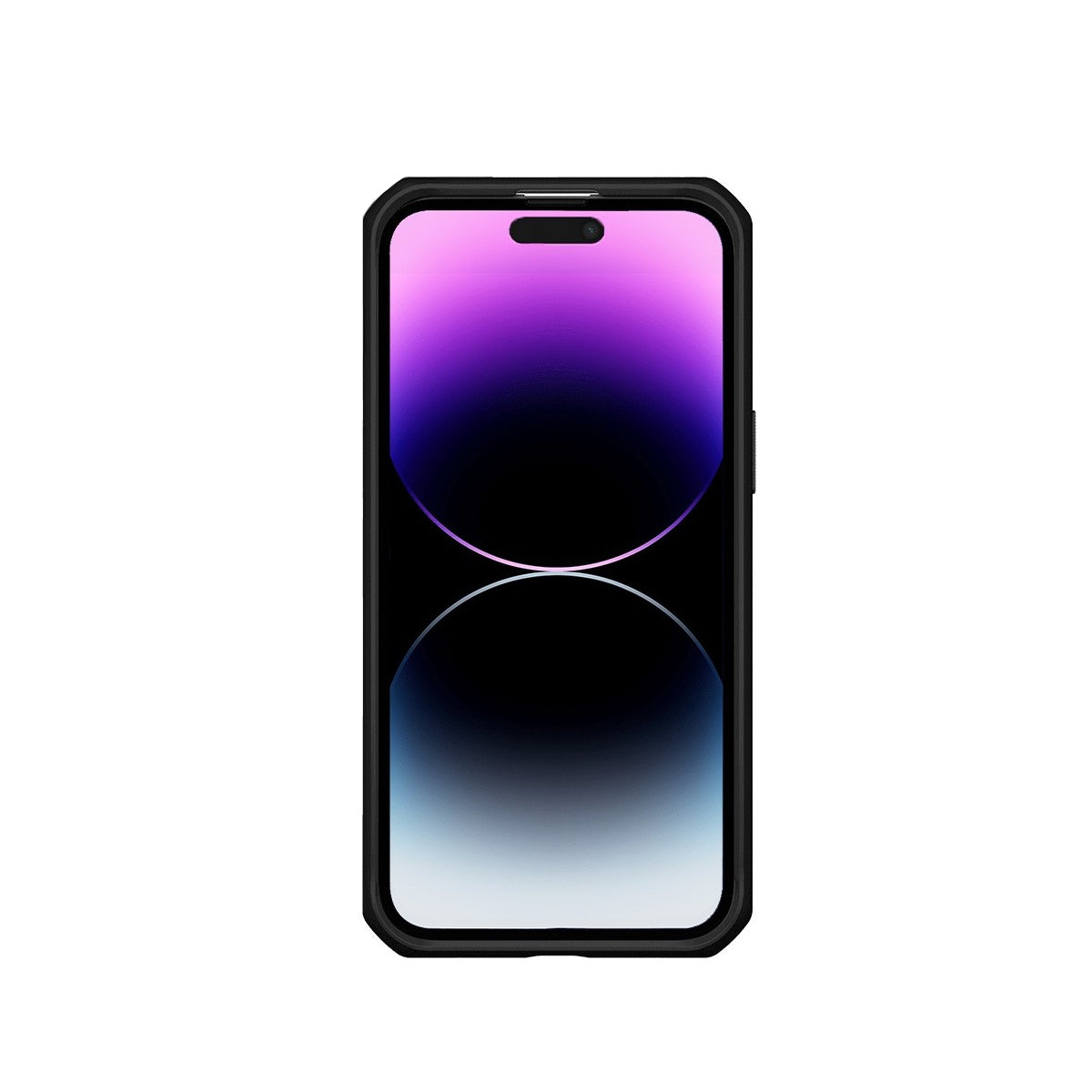 Mobilis Backcover SPECTRUM_R – für Apple iPhone 15 Pro – schwarz matt