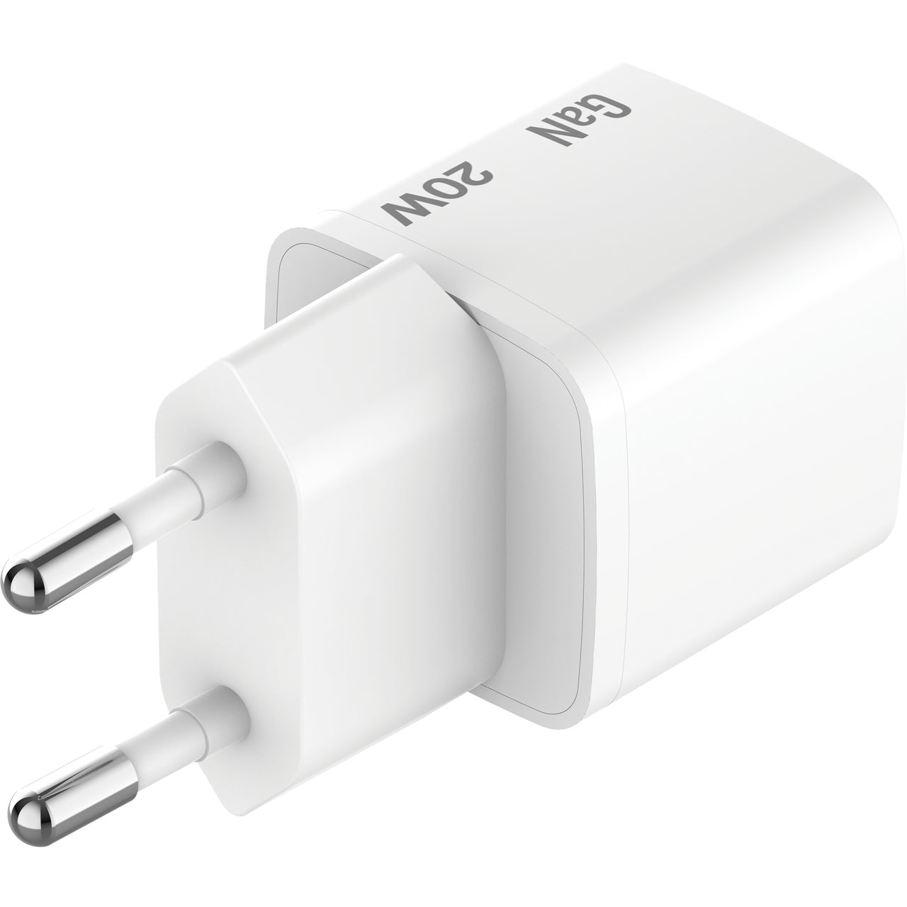 Verbatim 32396 USB-Ladegerät 20 W – USB-C×1 – PD 3.0, GaN – EU-Stecker (Typ C), Weiss