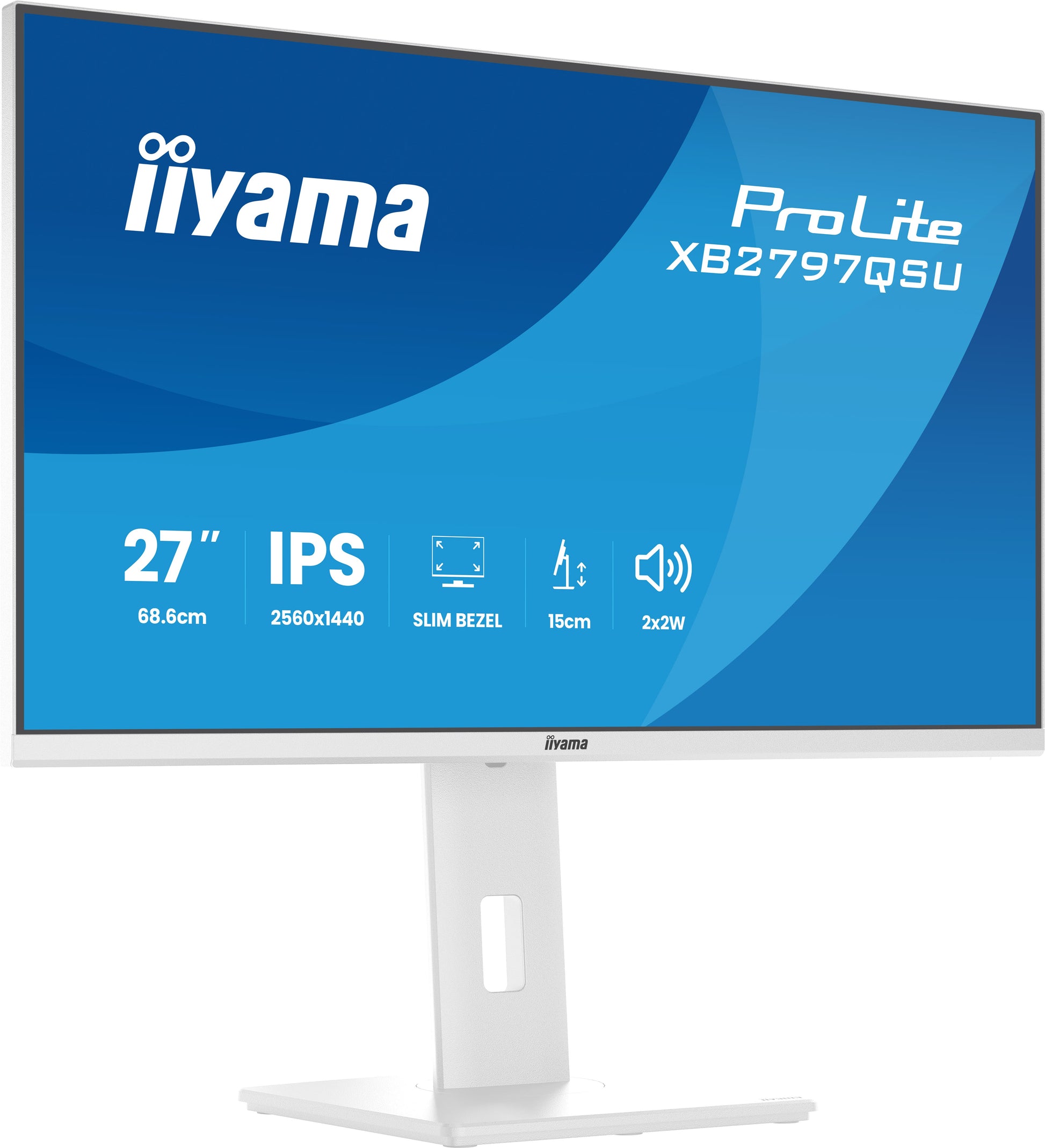 iiyama ProLite XB2797QSU-W1 – 27", 2560 × 1440 (WQHD), IPS