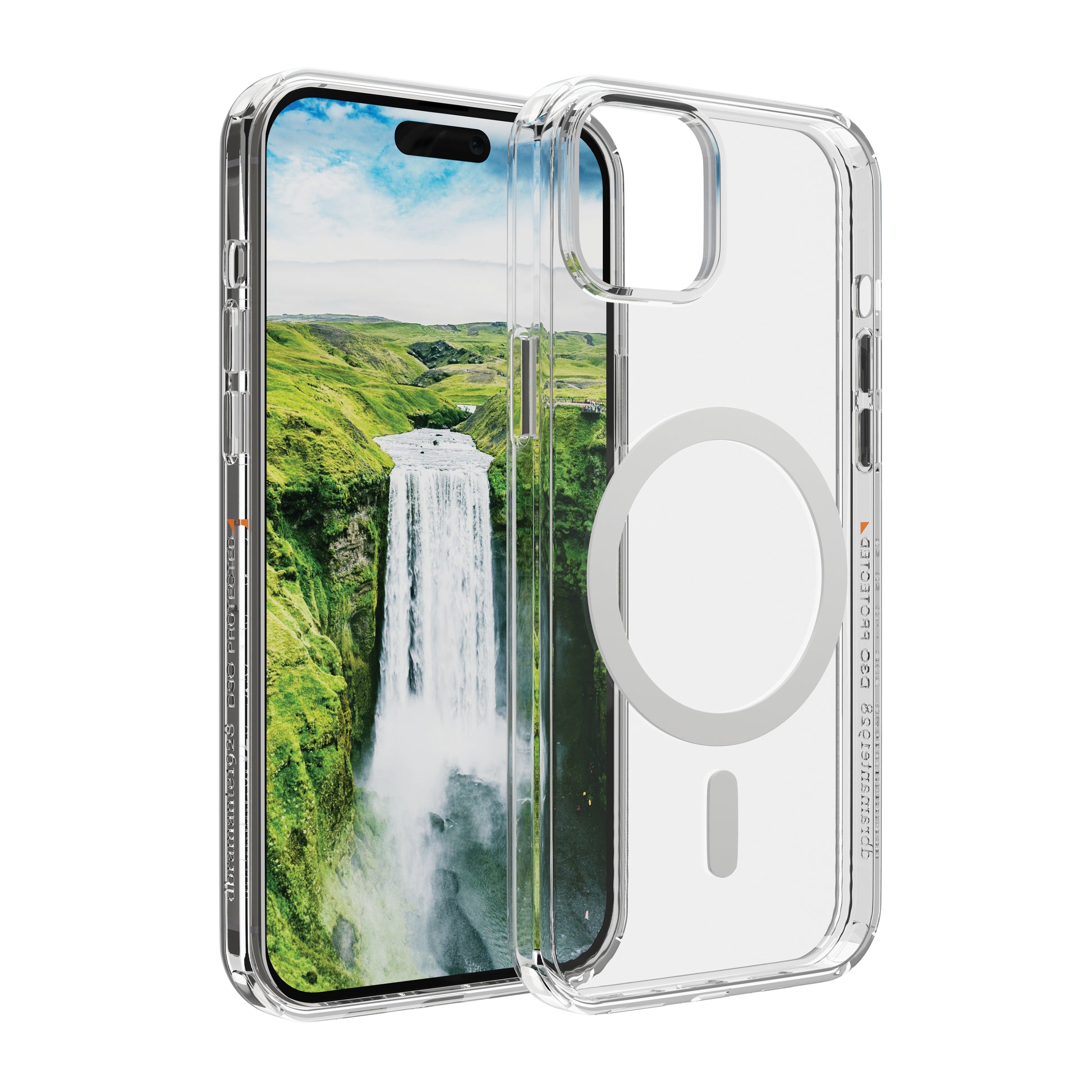 dbramante1928 Iceland Backcover – für Apple iPhone 15/15 Plus, MagSafe, Kunststoff, Transparent