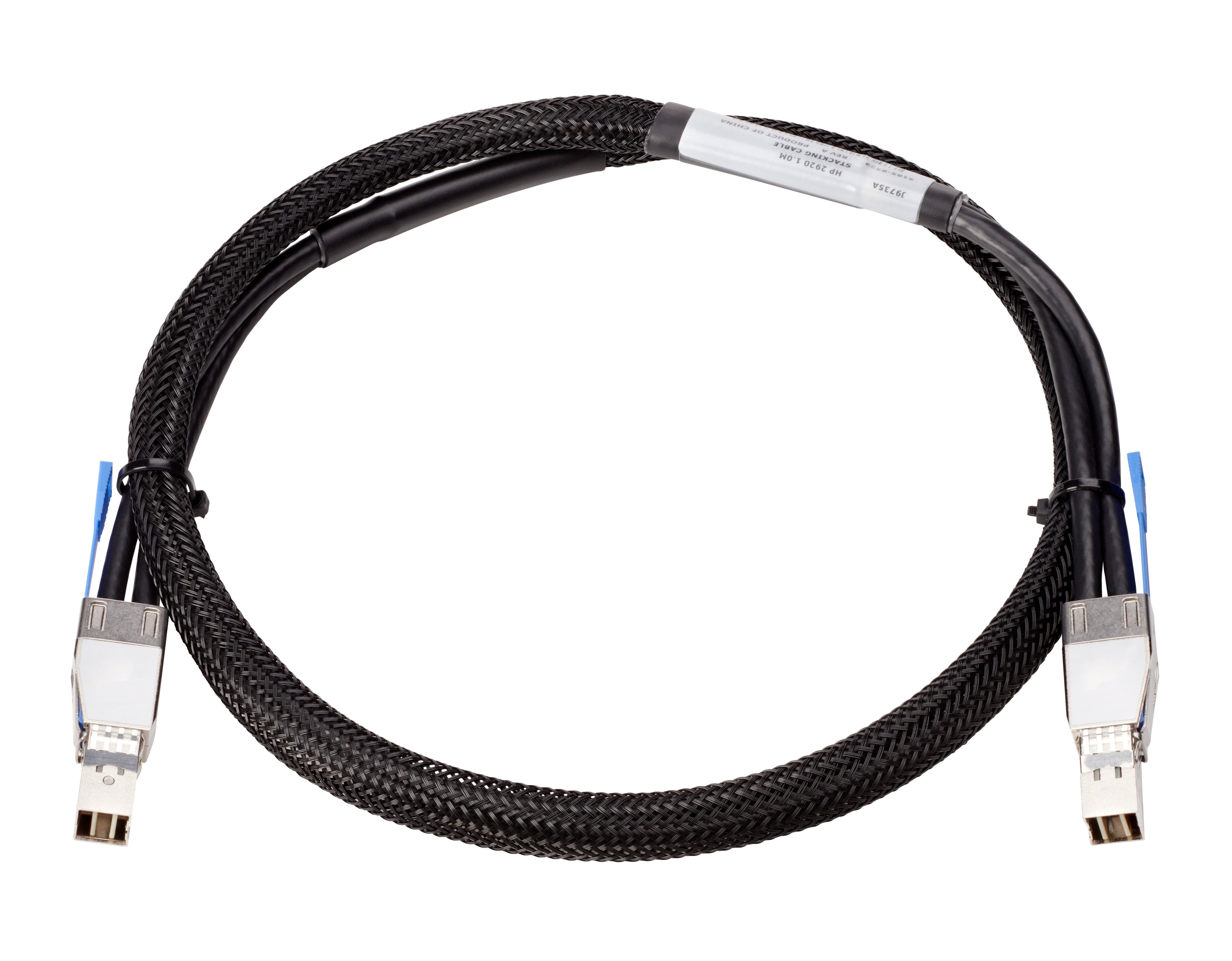 HPE J9736A Stacking-Kabel – 3 m, Schwarz, für Aruba 2920/2930M