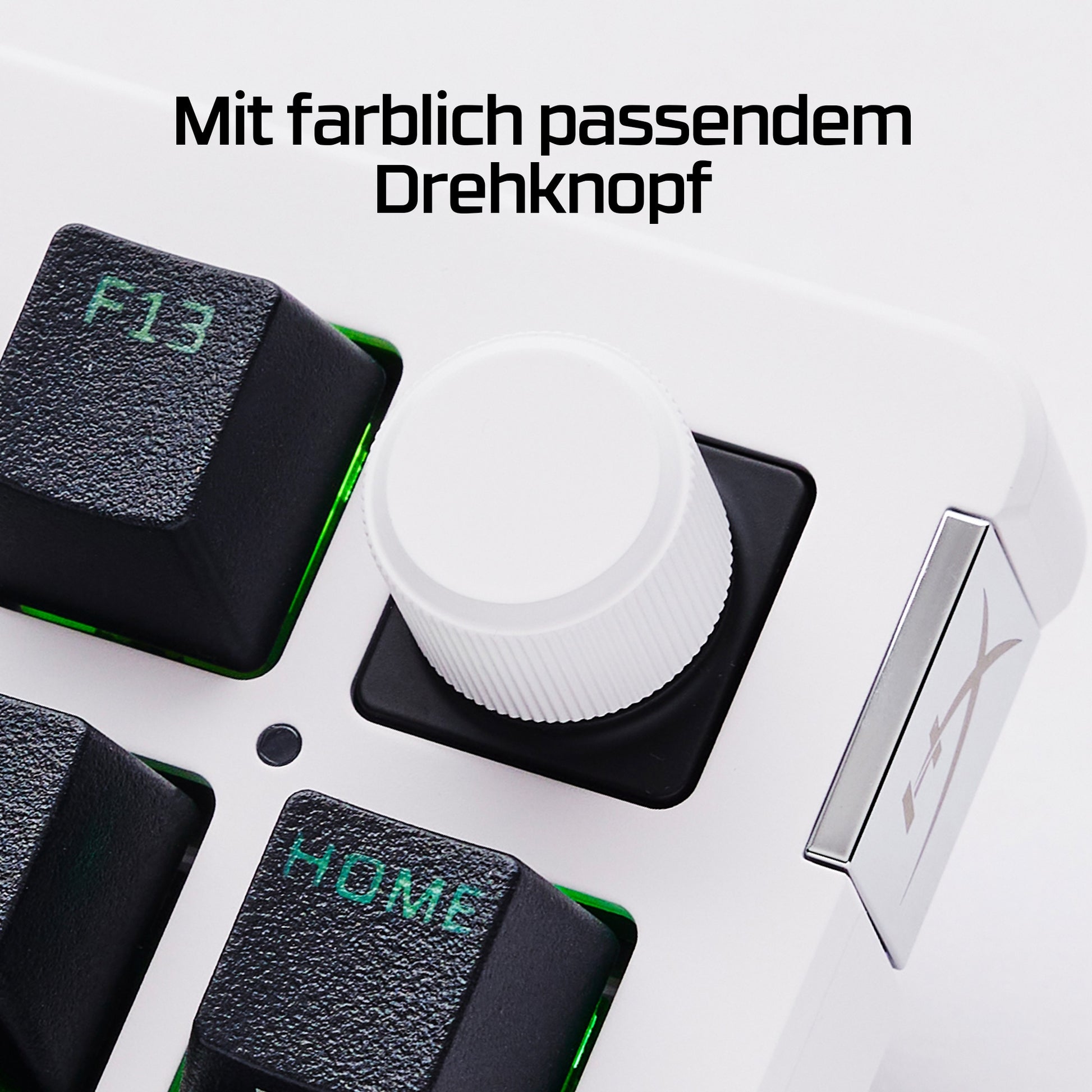 HyperX Alloy Rise 75 – Tastatur-Deckplatte – Blau, Aluminium – für HyperX Alloy Rise 75