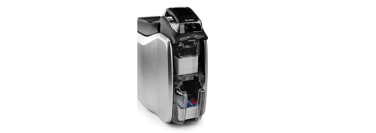 Zebra ZC300 – Kartendrucker, Thermotransfer, Duplex, 300 dpi, für PVC-Karten 85,6 × 54 mm, MSR, LCD-Display, U