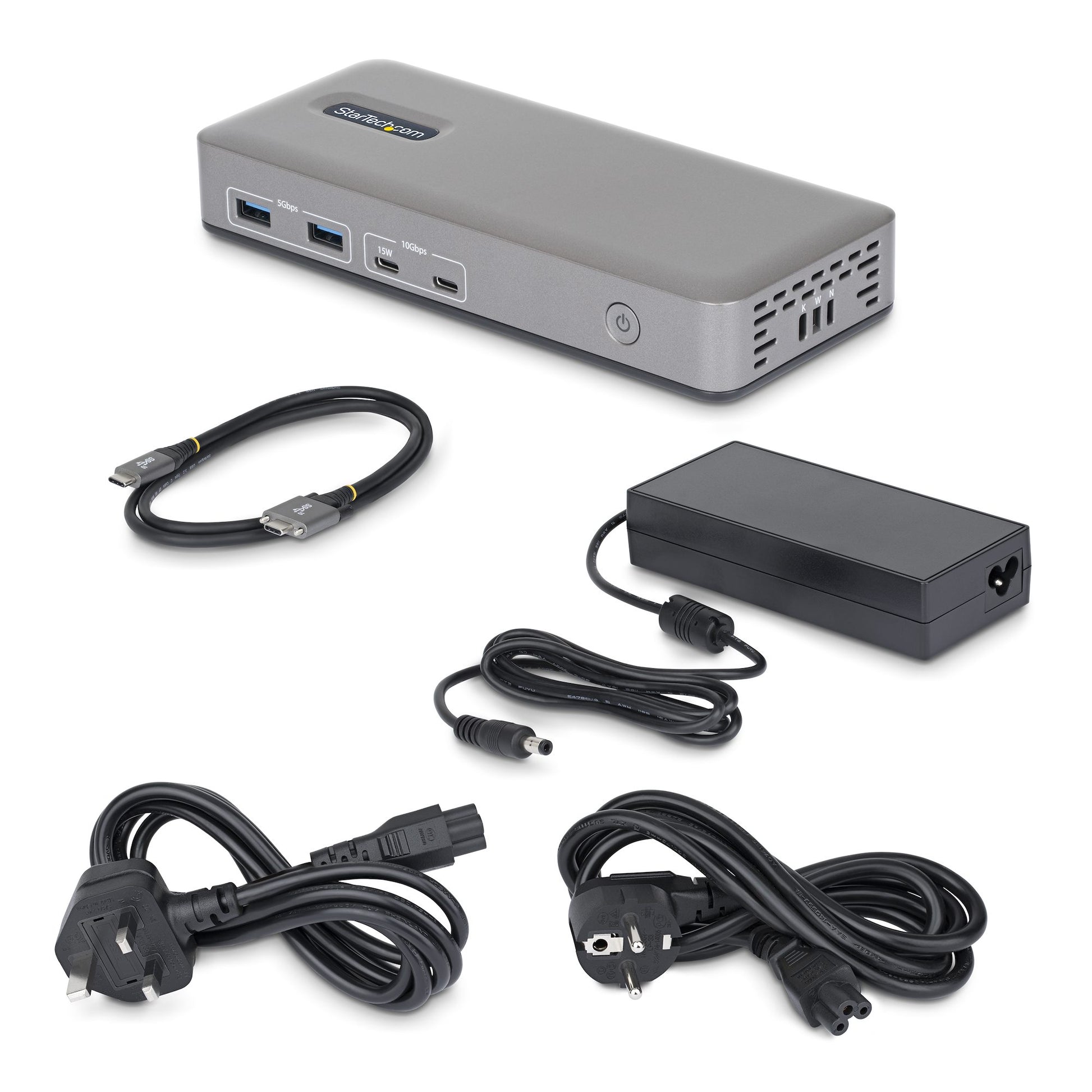 StarTech.com 201UE-USBC Dockingstation – USB-C, 2× DP, 4× USB-A, 2× USB-C, 100 W PD, GbE