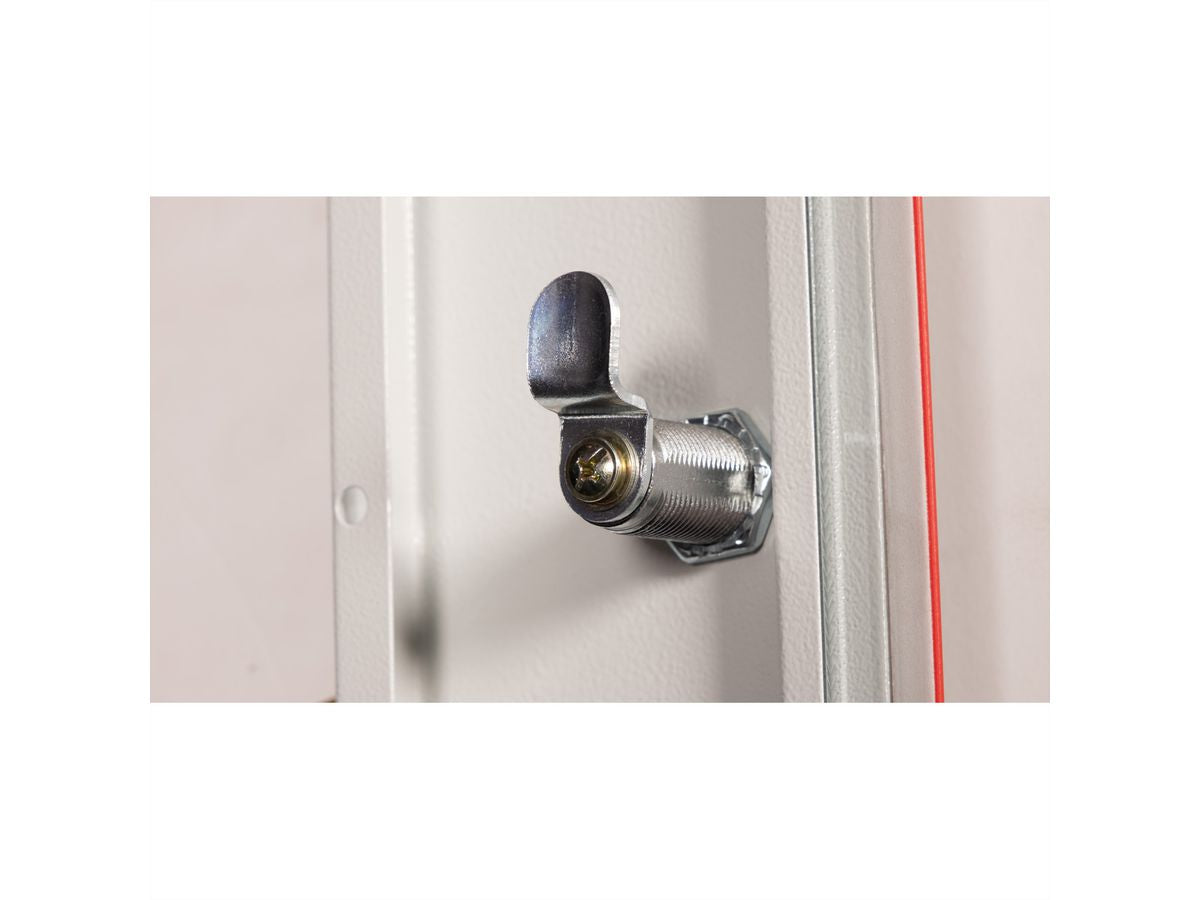 ROLINE Basic Plus – 19" Wandverteiler 15U, IP20, abschliessbar, 600 × 450 × 779 mm, lichtgrau, Stahl