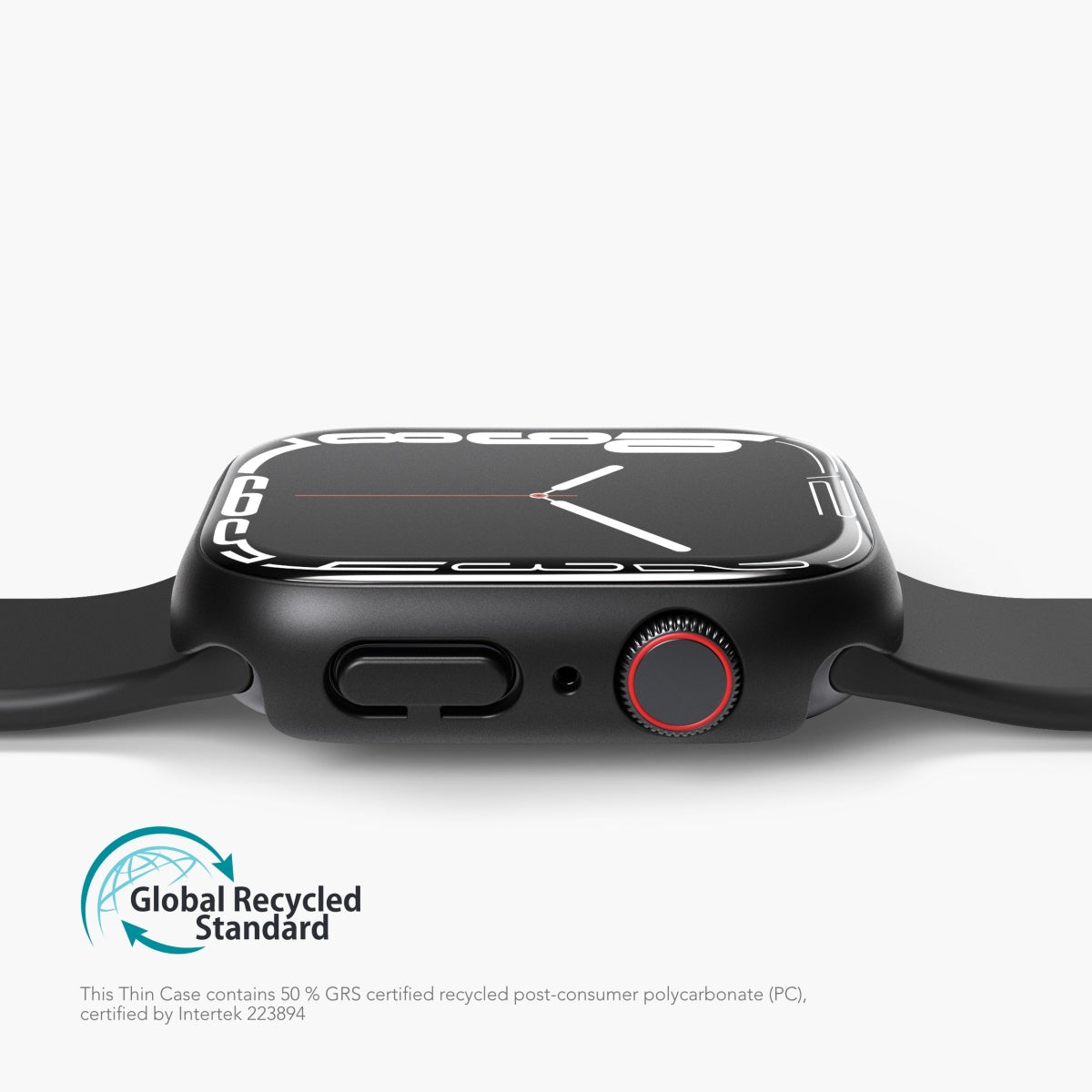 Vonmählen Thin Case 42 mm – Silikon, Schwarz, für Apple Watch Series 10 42 mm