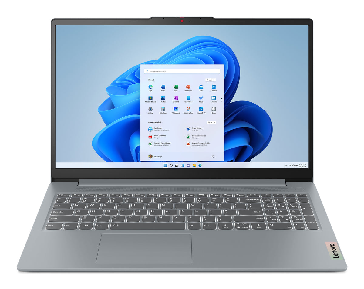 Lenovo IdeaPad Slim 3 15ABR8 – 15,6" WUXGA, Ryzen 5 5625U, 8 GB, 256 GB SSD, Win 11 Home