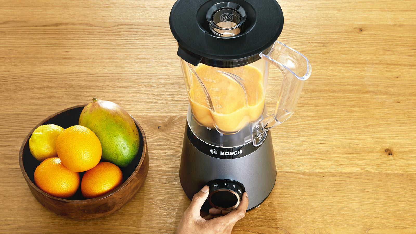 Bosch Smoothie-Mixer MMB6141S – 1,5 l, 1200 W, Eis-Crusher – silber