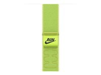 Apple Nike Sport Loop – Armband – für Apple Watch 40 mm, Volt Splash, One Size