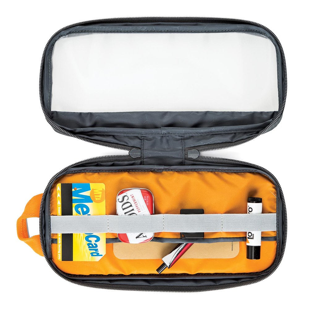 Lowepro GearUp Pouch Medium Zubehörtasche – Nylon, Ripstop, Polyester – Grau