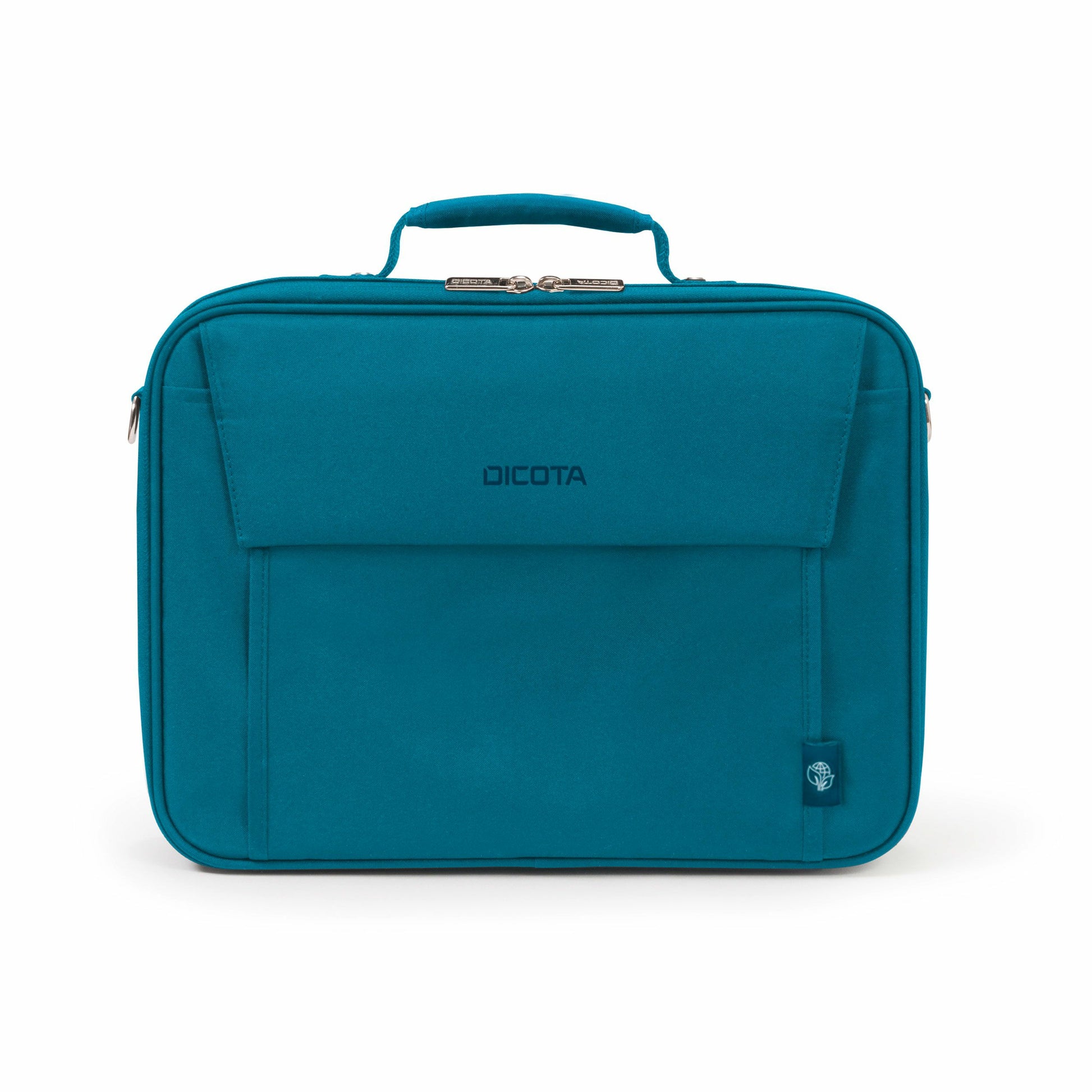 DICOTA Notebook-Tasche für Notebooks bis 17,3" – aus recyceltem PET, abnehmbarer Schultergurt – Blau