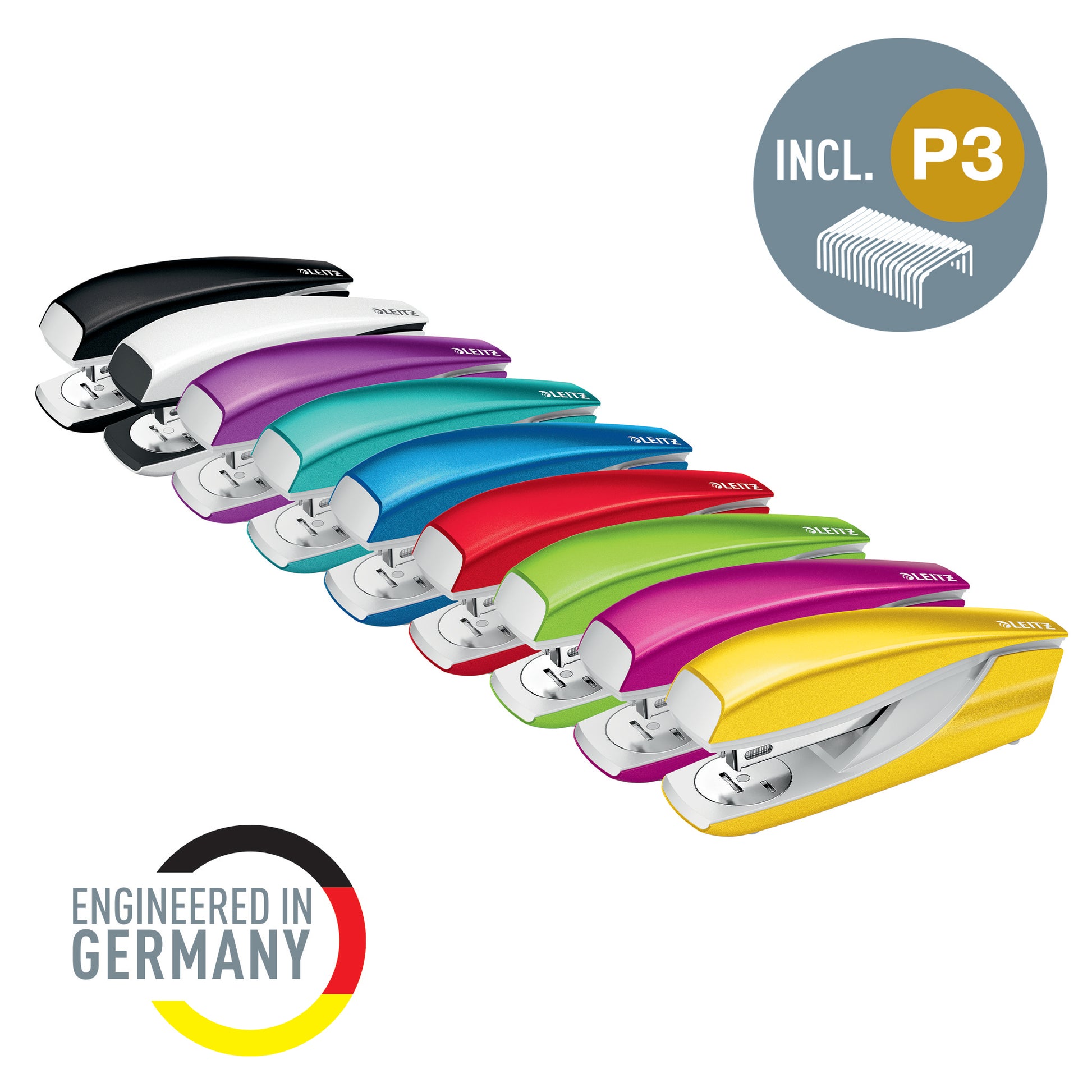 Leitz NeXXt 5502 WOW – Hefter, 30 Blatt, für 24/6, 26/6