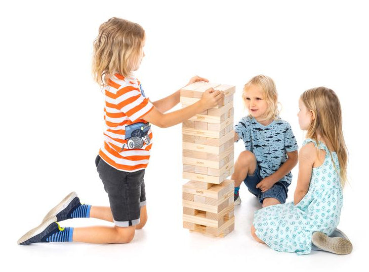 KOOR Kuujenga XXL – Geschicklichkeitsspiel, 2–6 Spieler, ab 6 Jahren, 15 Min., DE/FR/IT