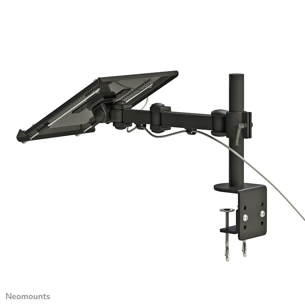 Neomounts Laptop-Arm – bis 22", VESA 100×100, Tragkraft 15 kg – Schwarz