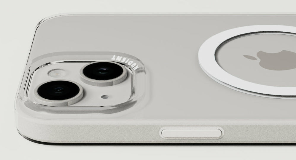 Nudient – Backcover – für Apple iPhone 15 Plus – transparent – MagSafe-kompatibel