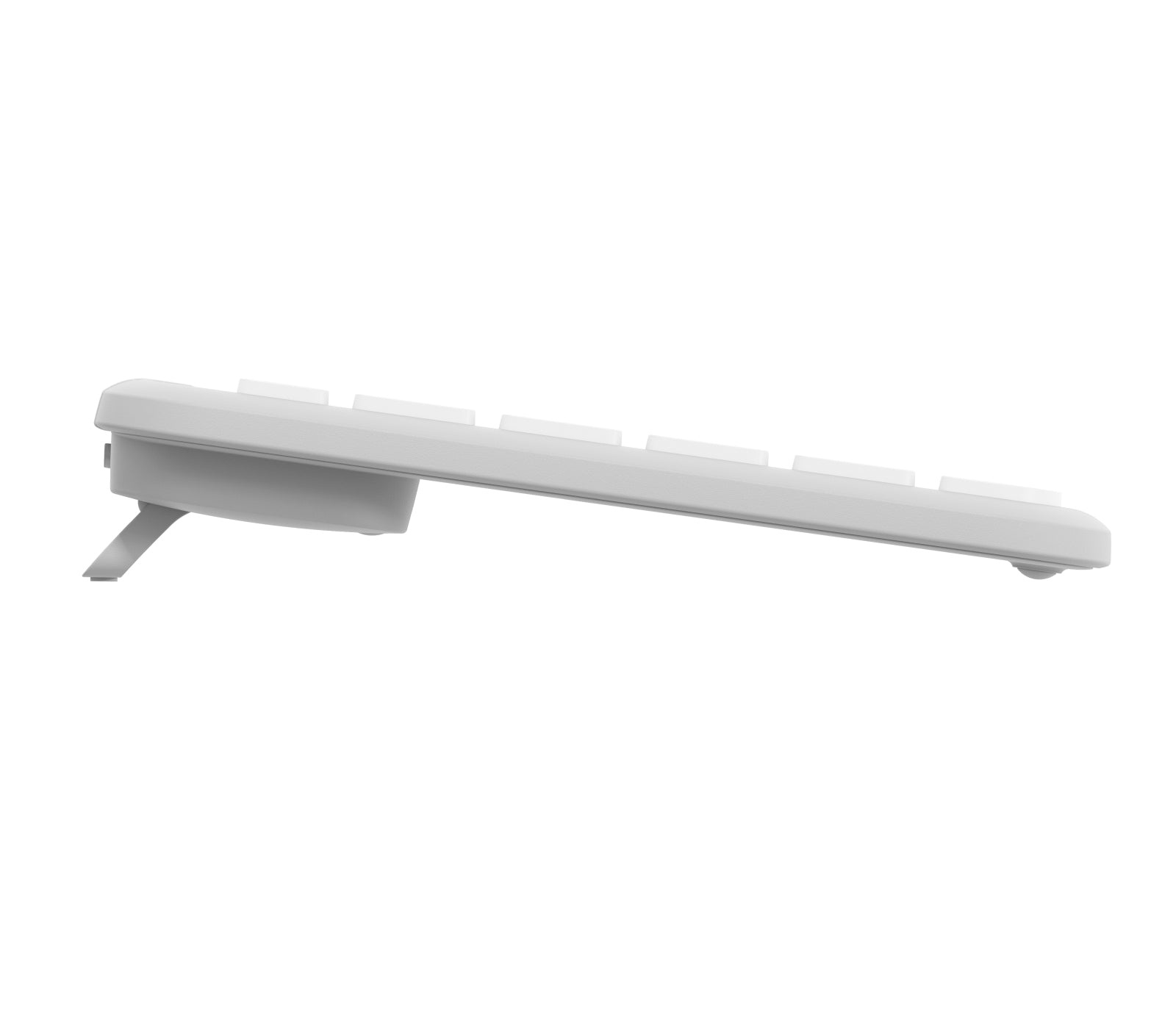 Logitech Signature Slim K950 – Tastatur, kabellos (Bluetooth), DE-Layout, Low-Profile, Weiss