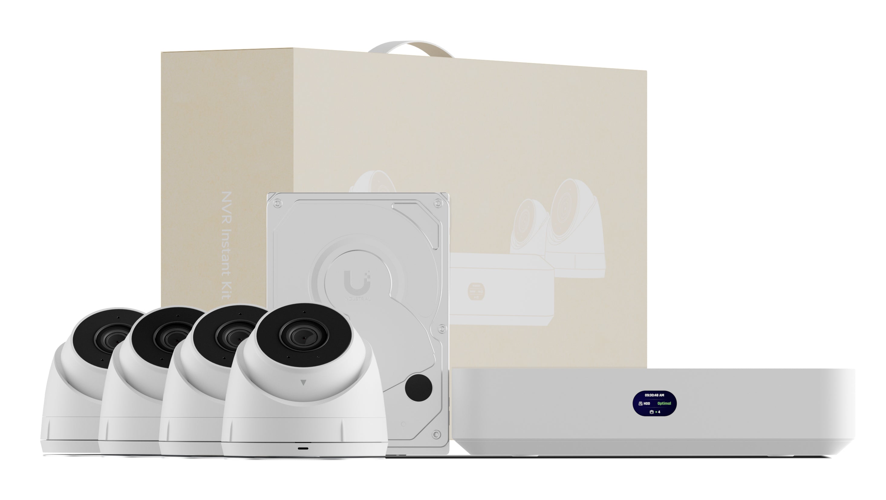 Ubiquiti UniFi Protect UNVR-INSTANT-KIT Turret – 4MP – IR 30 m – PoE – IP66