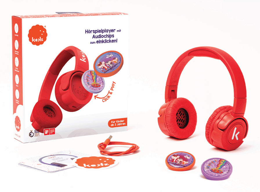 Kekz DE-K23-9892 Kinderkopfhörer – Rot
