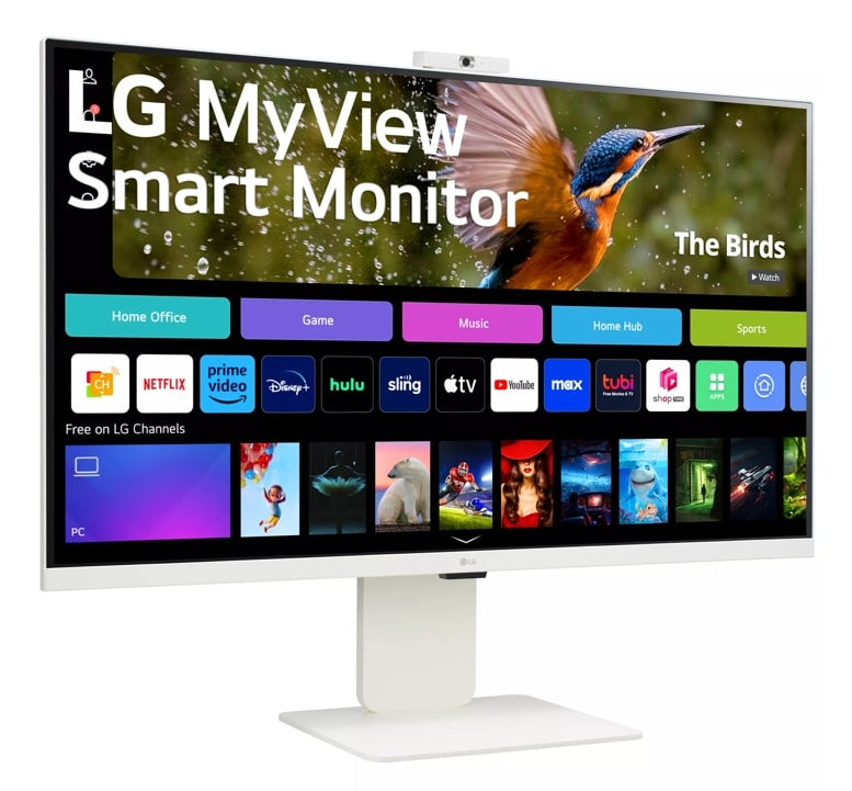 LG 32SR85U-W – 31,5", 3840 × 2160 (4K), IPS, USB-C 90 W, Webcam, HDR10