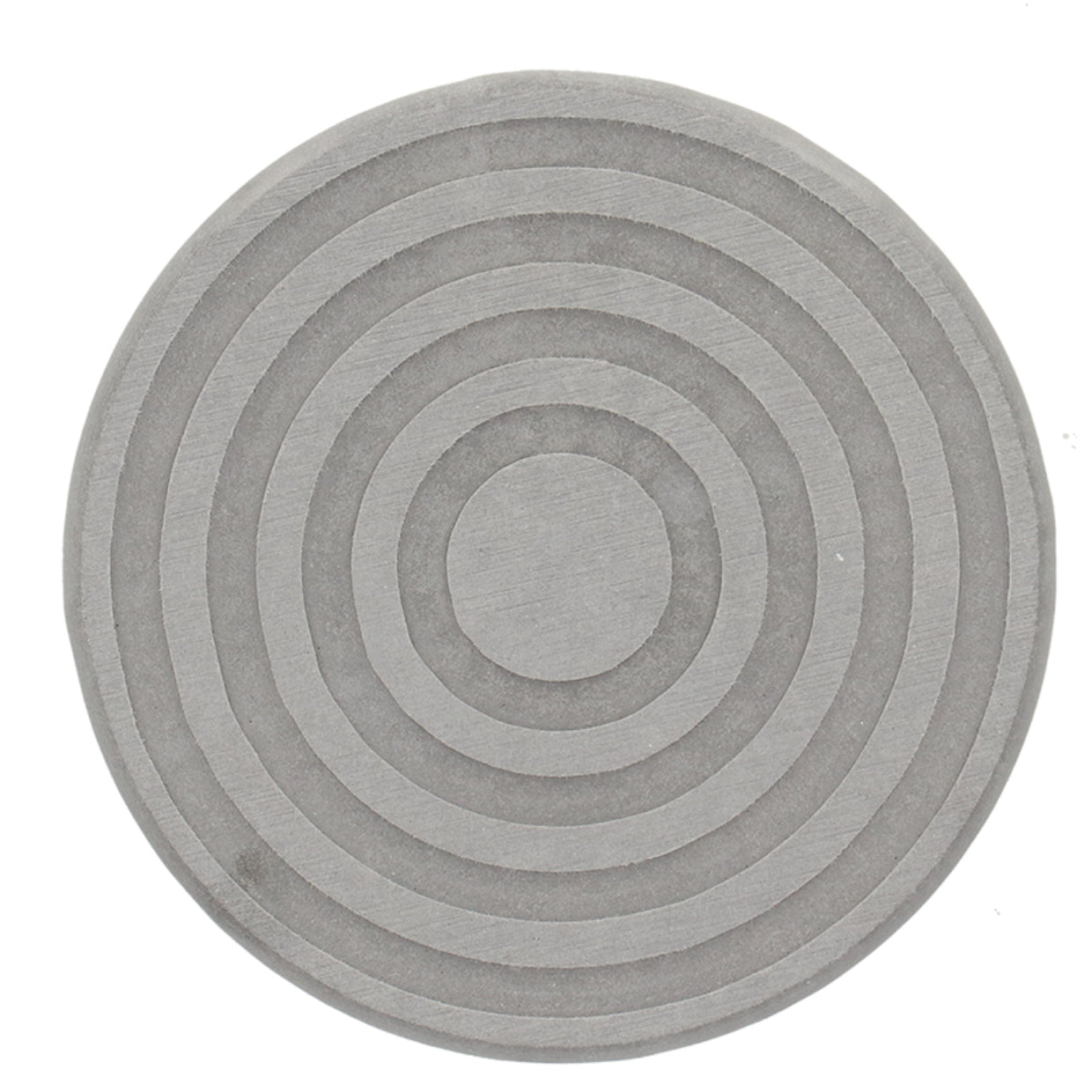 Esschert Design Untersetzer BPH194 – Ø 12,5 cm, H 0,8 cm, Kieselgur, Grau, saugfähig