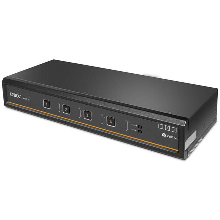 Vertiv SC945DPH – 4-Port DP/HDMI Dual-View KVM-Switch – 3840 × 2160, Rack 1U