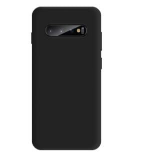 eSTUFF Backcover – für Samsung Galaxy S10, PC, schwarz, stossfest, rutschfest