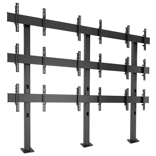 Chief Bodenständer – 42–46″ – VESA 100×100–400×400 – für 9 Displays – LBM3X3U