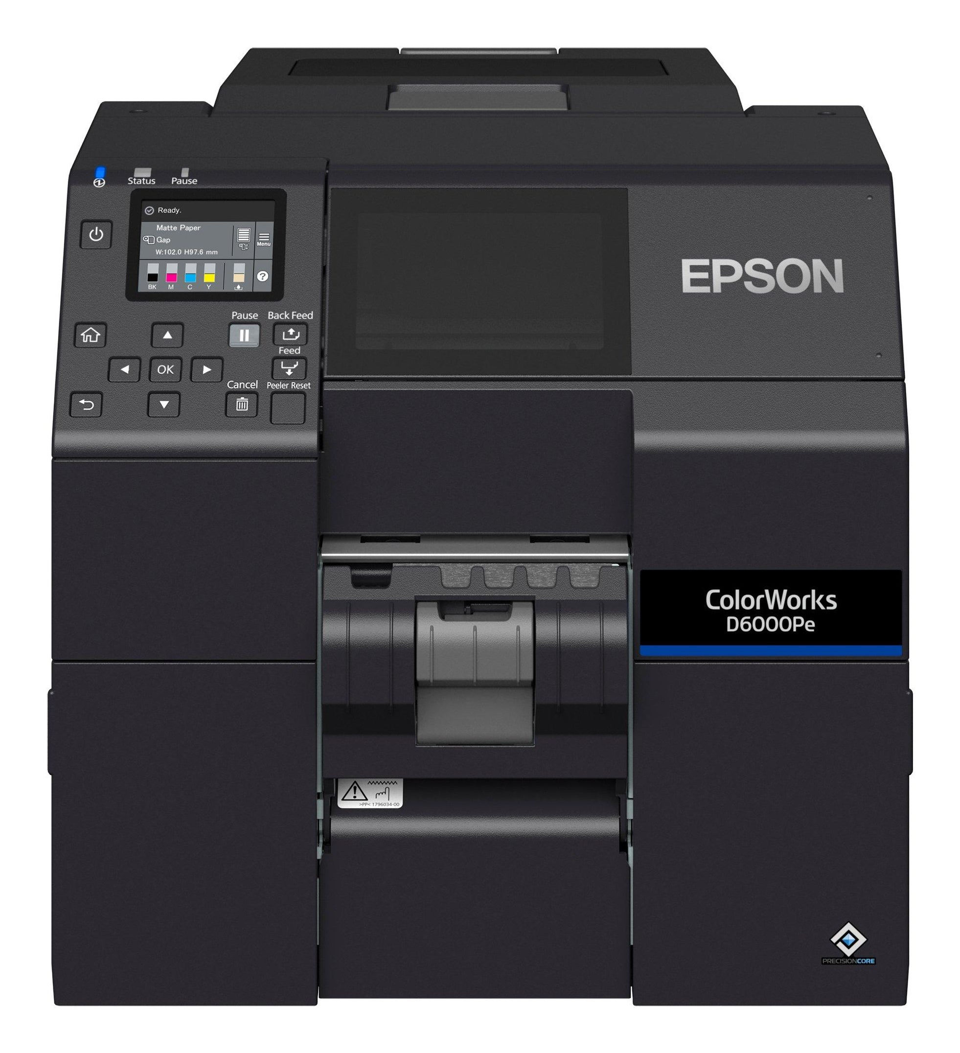 Epson ColorWorks CW-D6000PE – Industrie-Etikettendrucker (Thermotransfer), 108 mm, 1'200×1200 dpi, USB/LAN